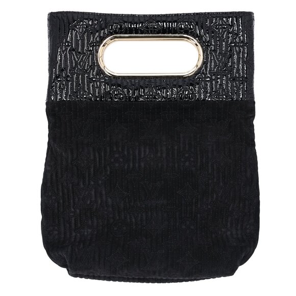 Louis Vuitton Afterdark Monogram Motard Handbag M95742 Noir Suede - Picture 6 of 6